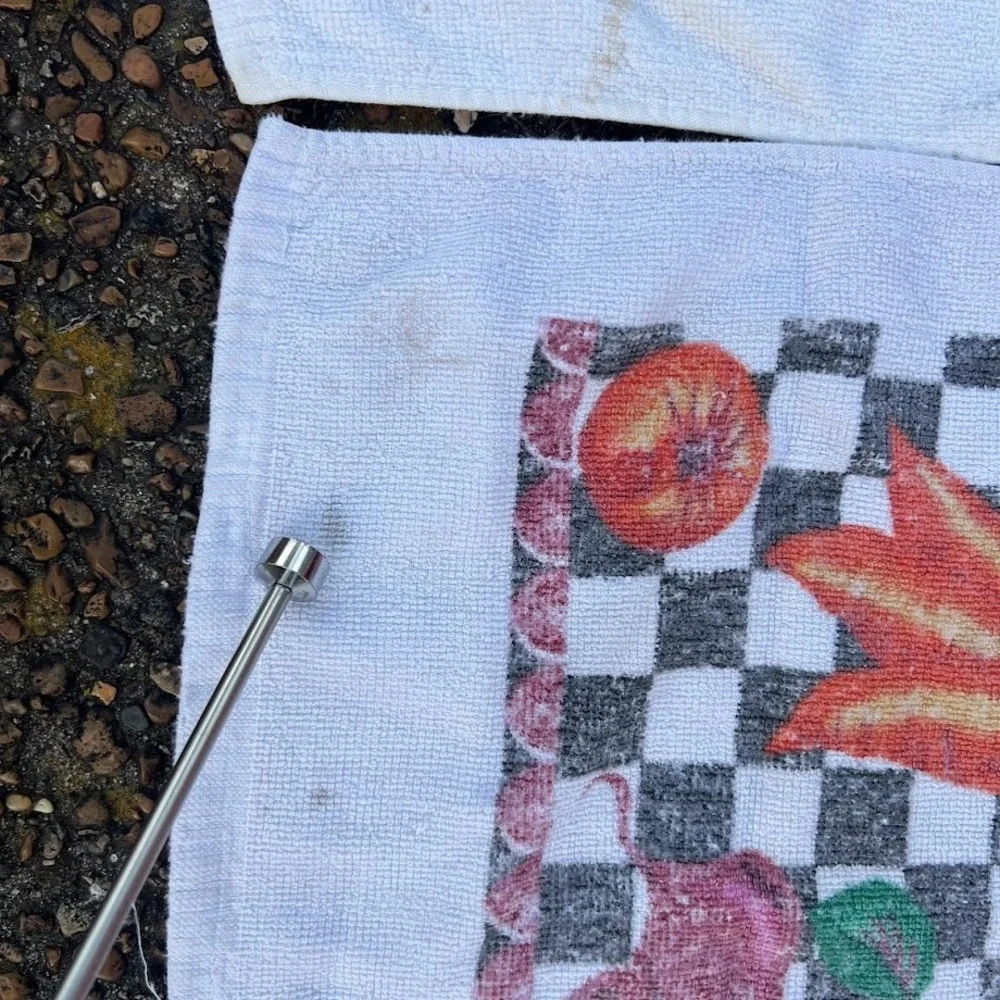 Vintage Vegetables Checkerboard‎ Retro Kitchen Dish Towel Set of 3